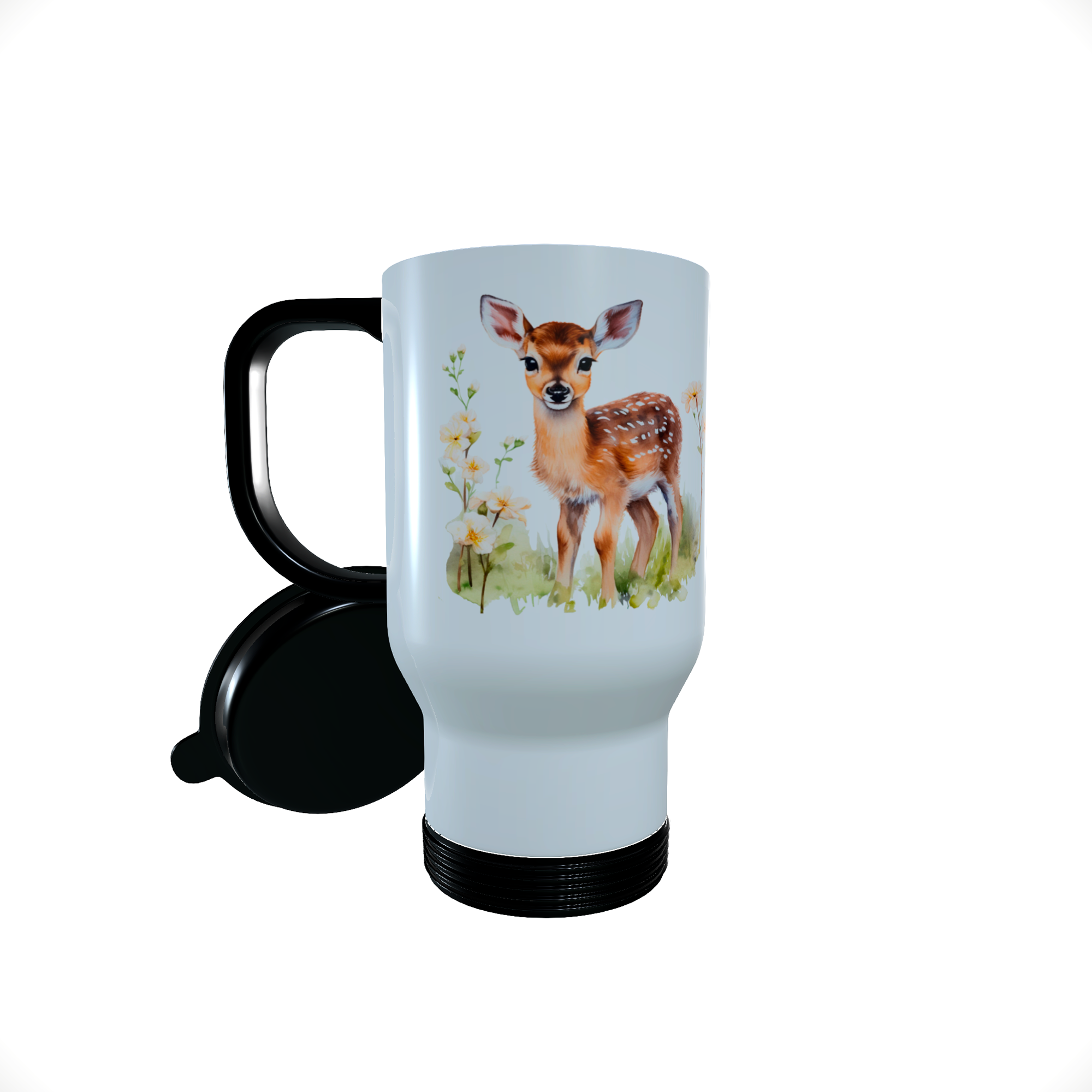 Deer Travel Mug, Deer Thermal Mug